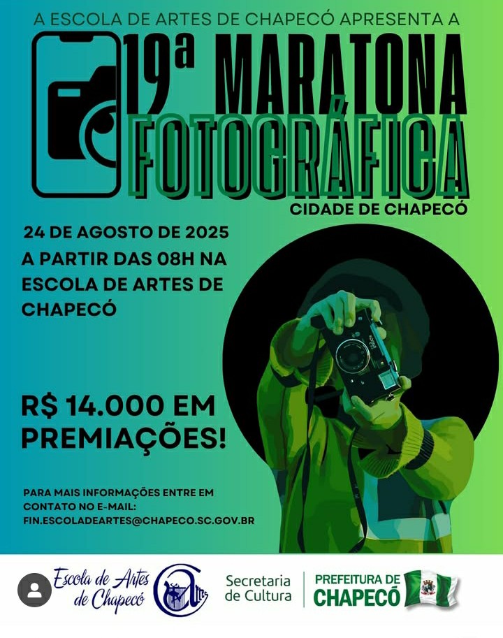 19ª Maratona Fotográfica da Cidade de Chapecó